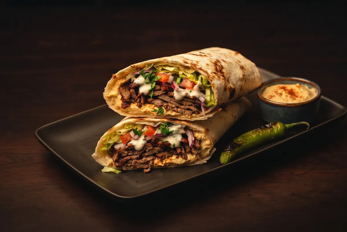 Special Lamb Shawarma Wrap