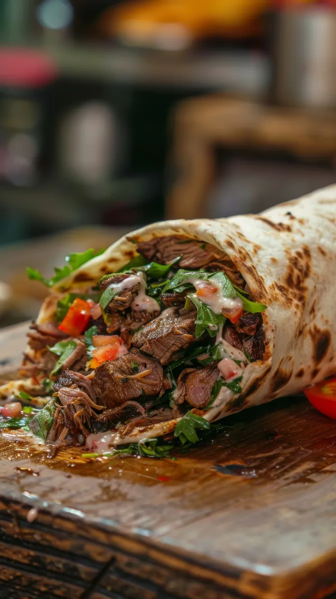 Lamb Shawarma Wrap