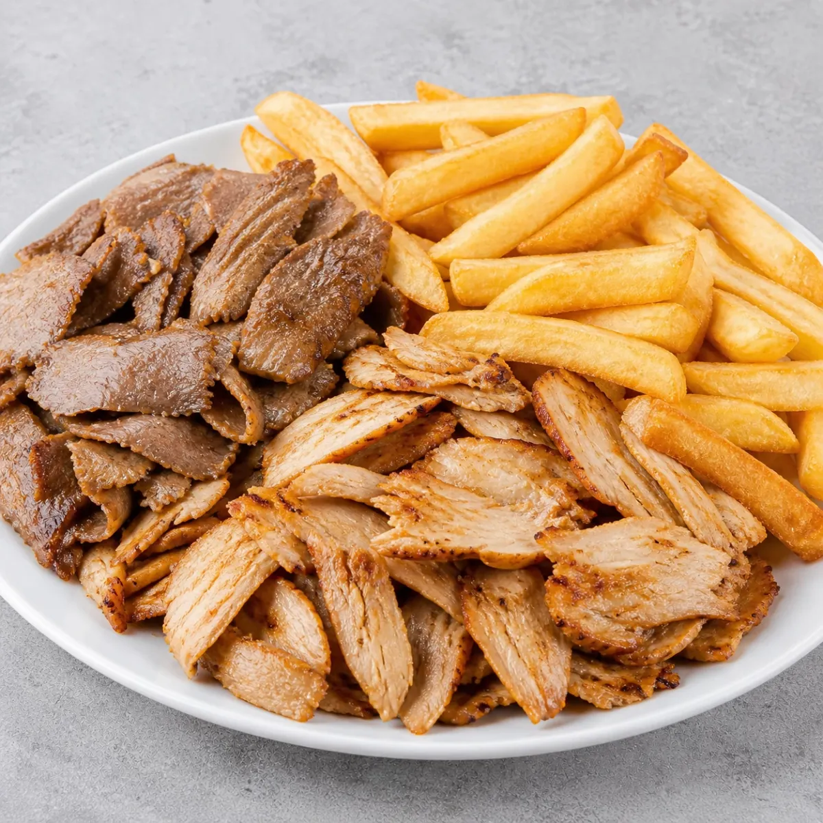 Option 4 - Doner Meat & Chips (Large)