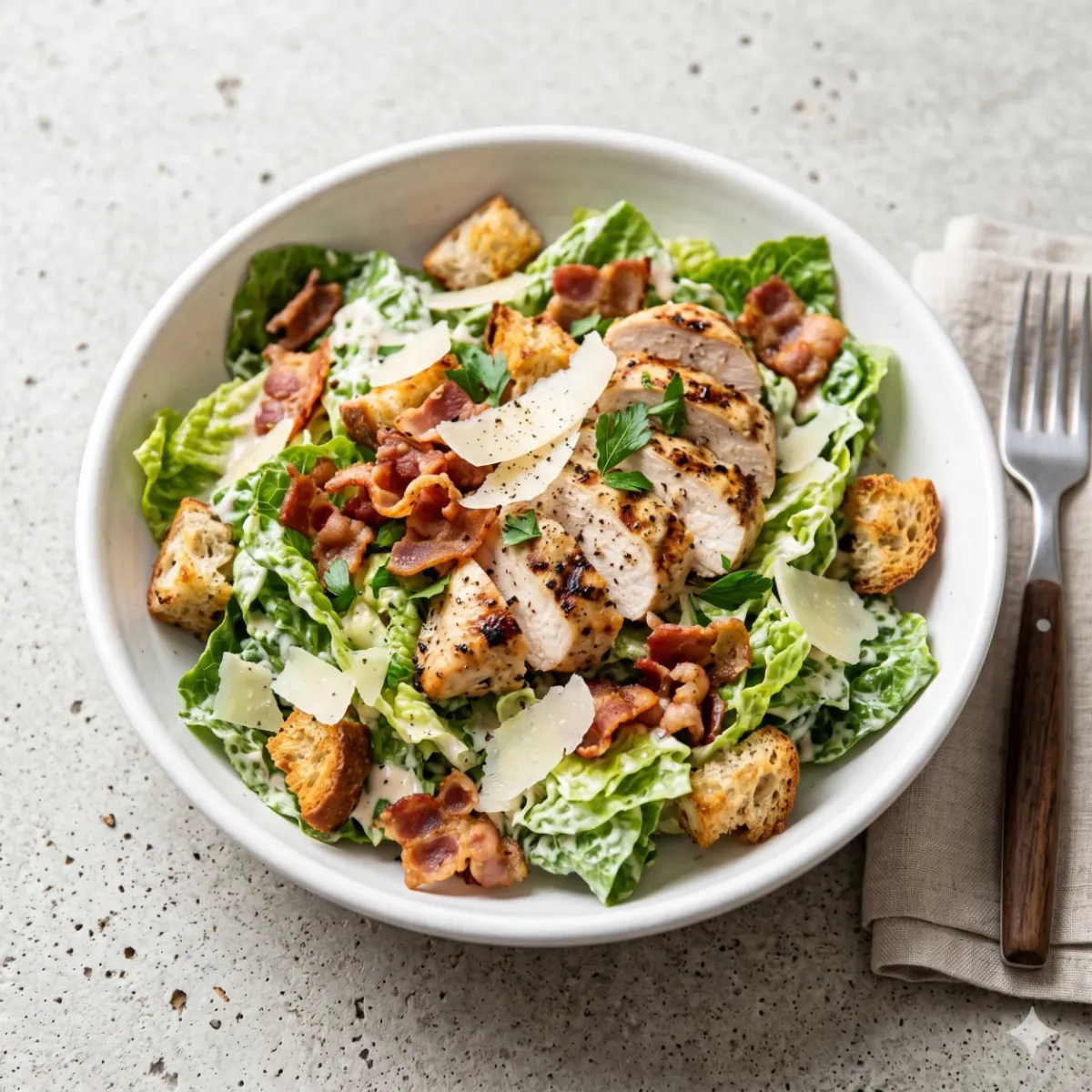 Chicken & Bacon Caesar Salad